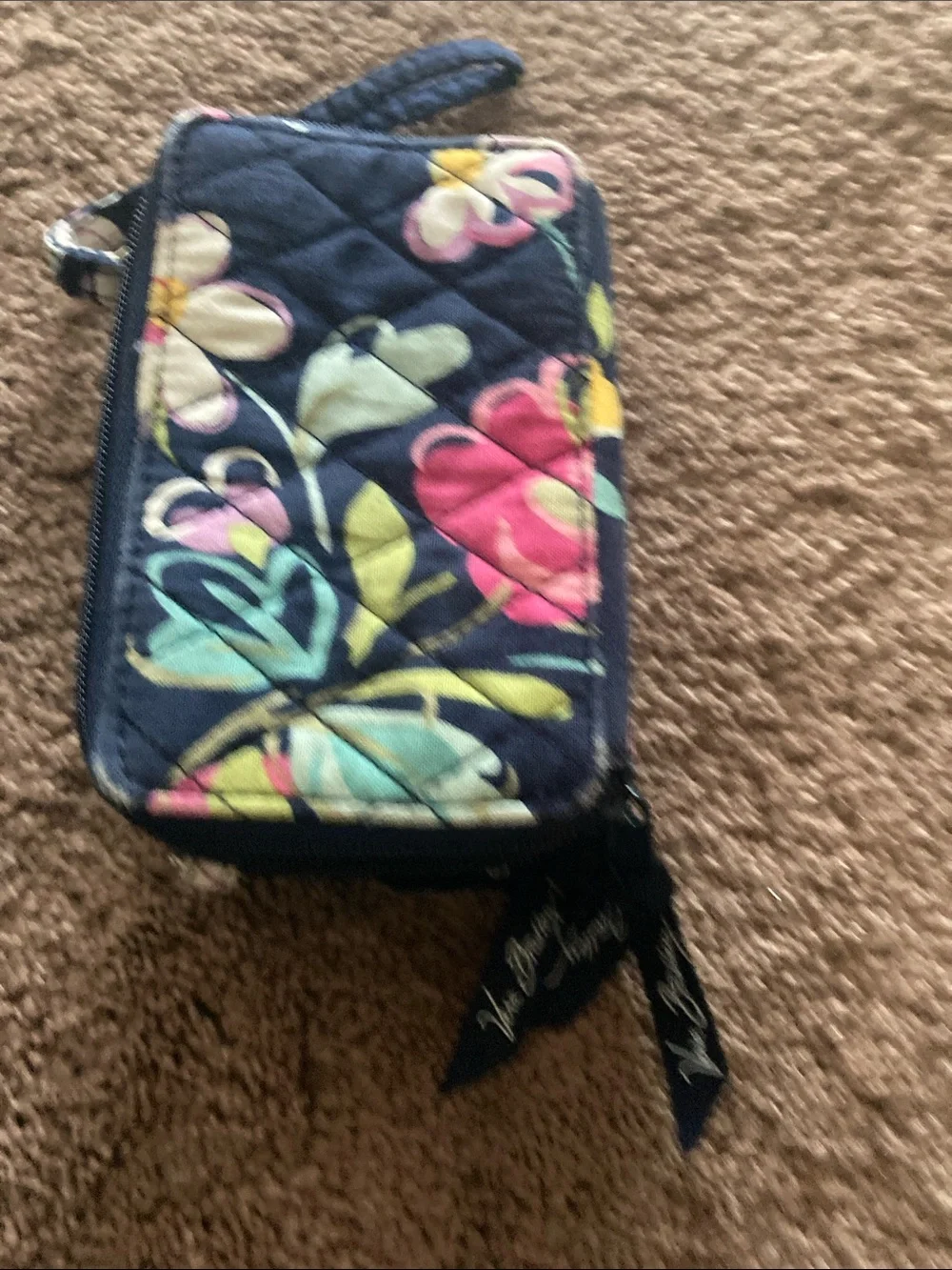 Vera Bradley Quilted Floral Multi-Color Wristlet Trio